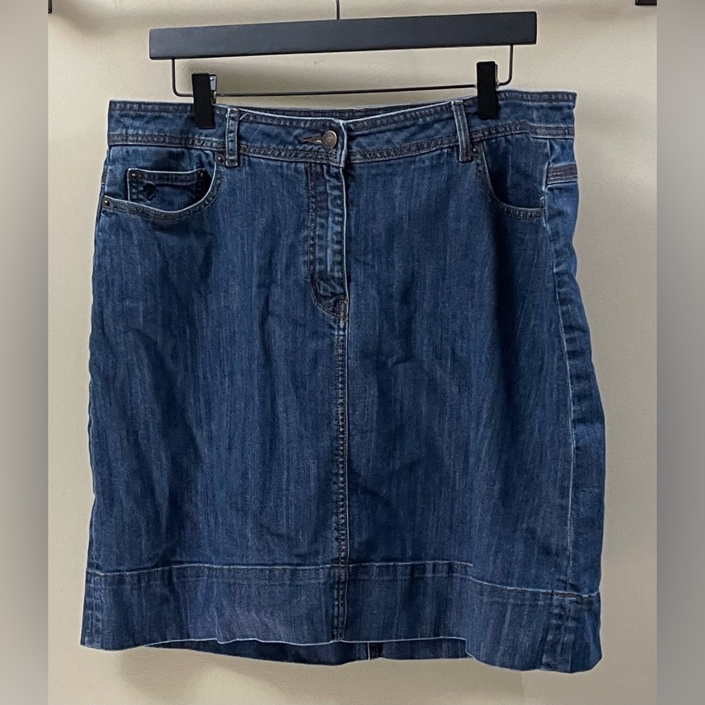Boden Denim Skirt Size 18l